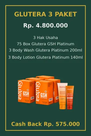 3 paket glutera