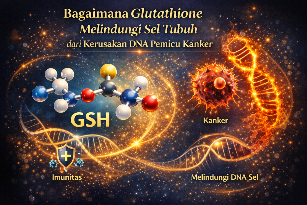 bagaimana glutathione melindungi sel tubuh dari kerusakan dna pemicu kanker