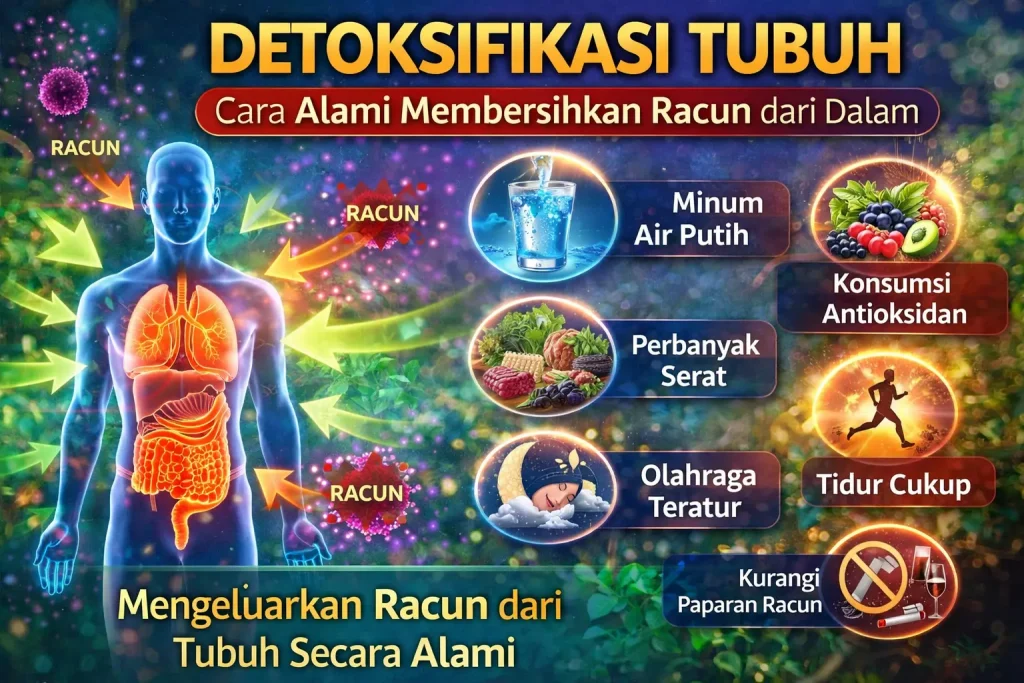 detoksifikasi tubuh cara alami membersihkan racun dari dalam