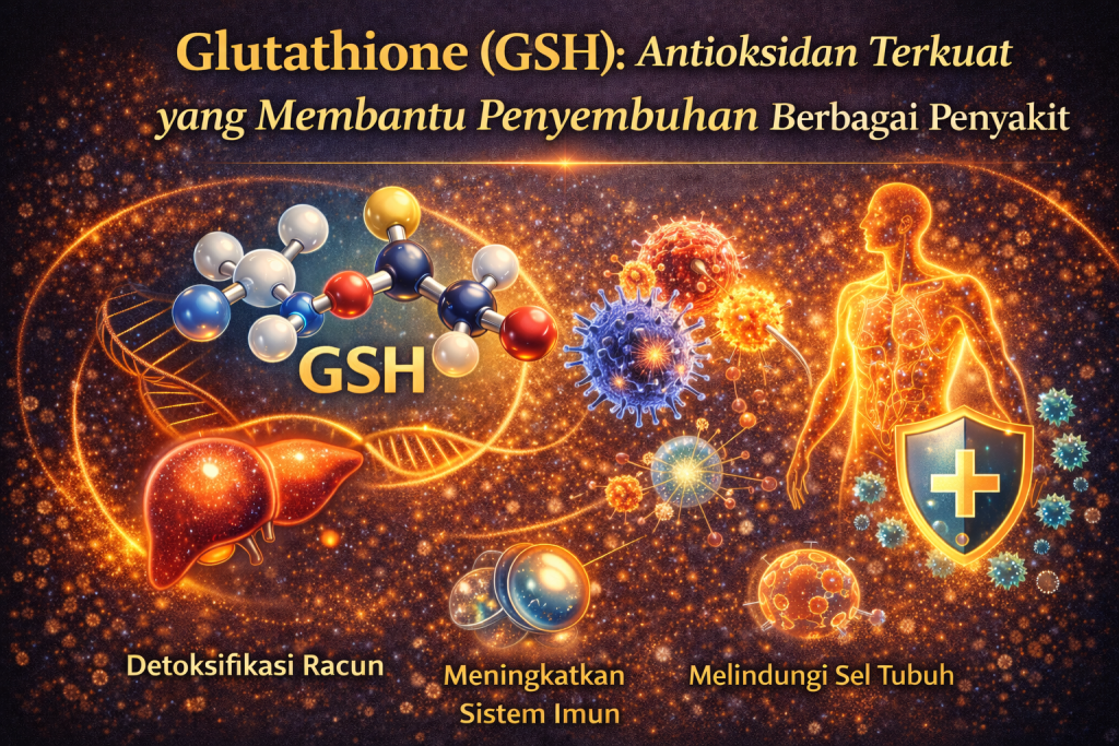glutathione gsh antioksidan terkuat yang membantu penyembuhan berbagai penyakit