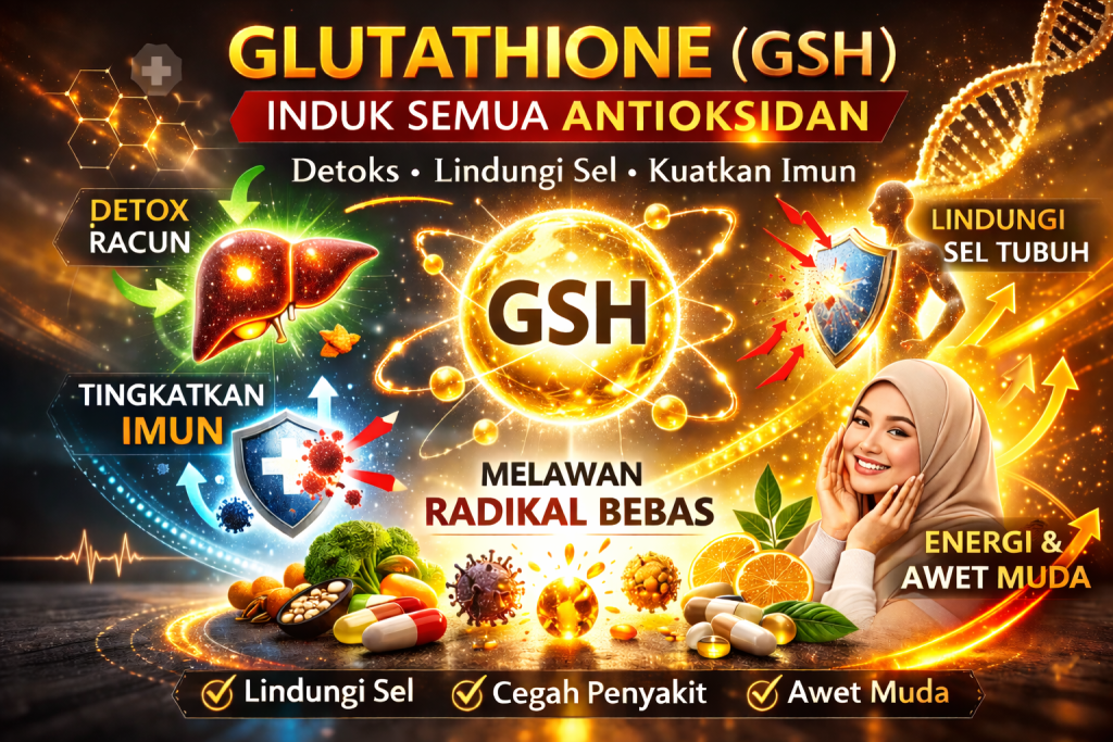 glutathione gsh sebagai induk semua antioksidan dalam tubuh