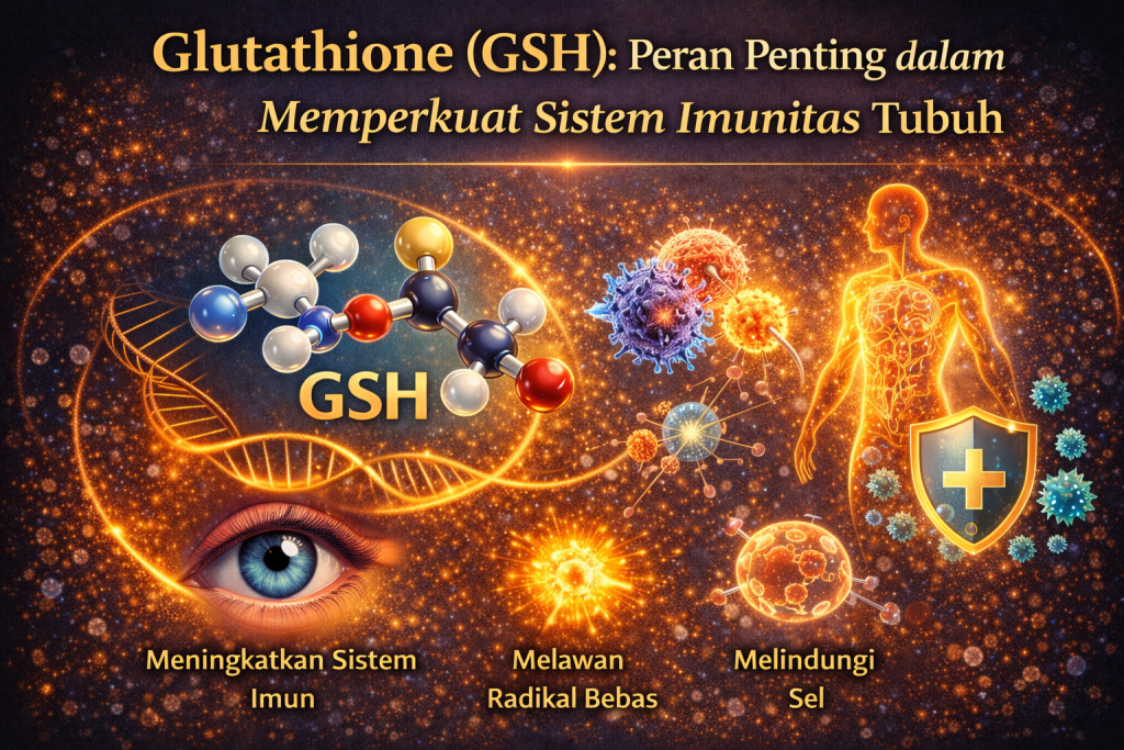 ilustrasi manfaat glutathione untuk meningkatkan daya tahan tubuh